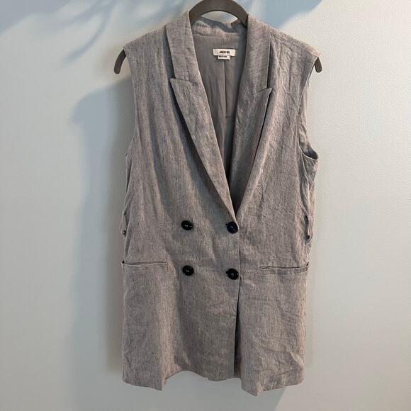 Jason Wu Feather Grey Sleeveless Double Button Mini Dress Size S - Picture 1 of 9